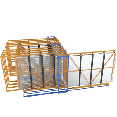 Rac gwydr gyda rac gwydr storio drôr ar gyfer system rac trydanol llawlyfr storio gwydr